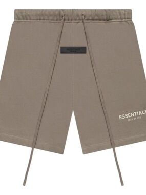 Essentials Men's Desert Taupe Athletic Shorts, Large/L